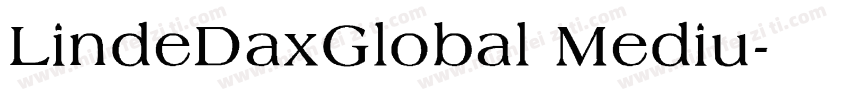 LindeDaxGlobal Mediu字体转换